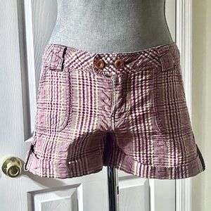 Sexy Plaid Shorts 💝 100% cotton
